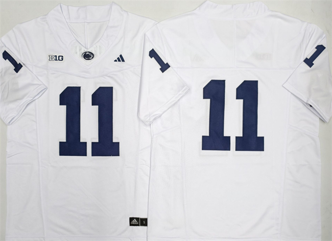 Men's White Penn State Nittany Lions #11 Abdul Carter 2026 F.U.S.E. Stitched Jersey